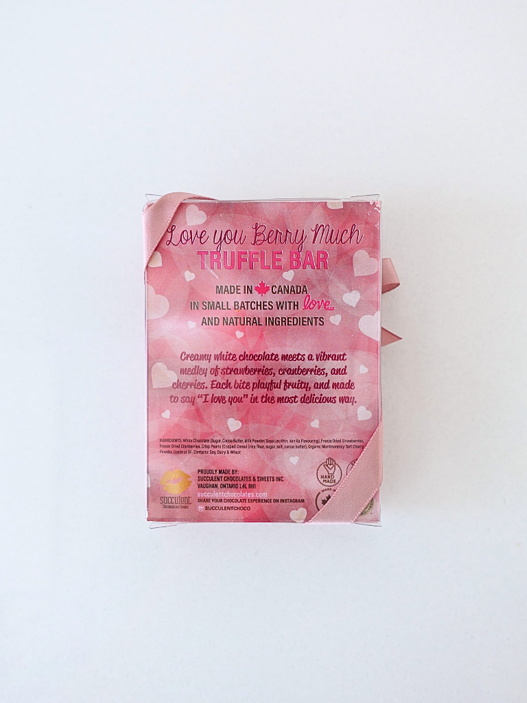 Love You Berry Much Truffle Bar