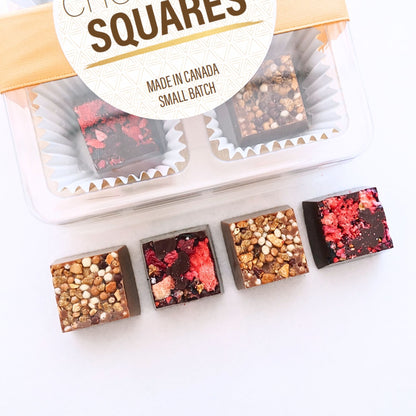 Box of 4 Chocolate Squares