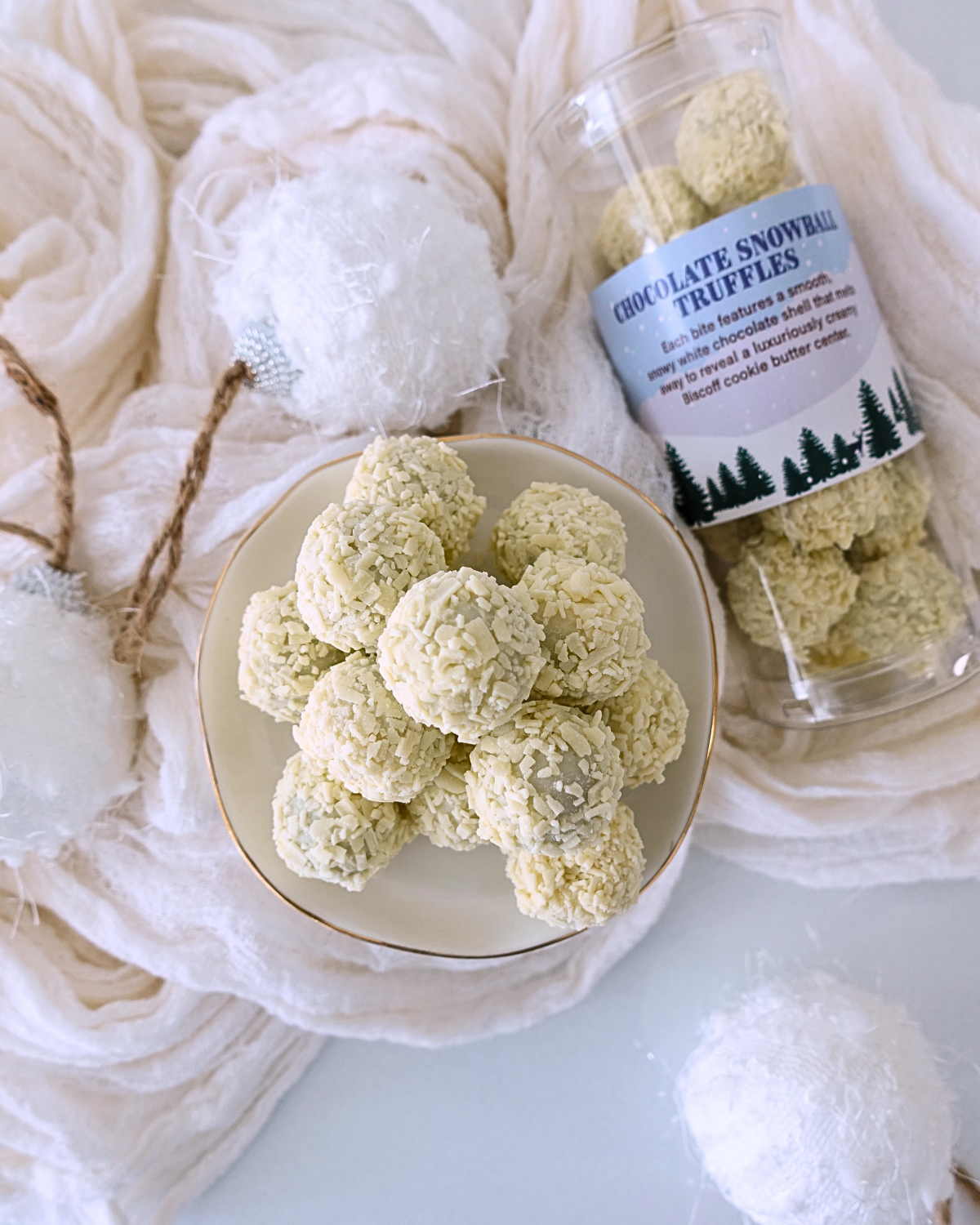 Chocolate "Snowball" Truffles