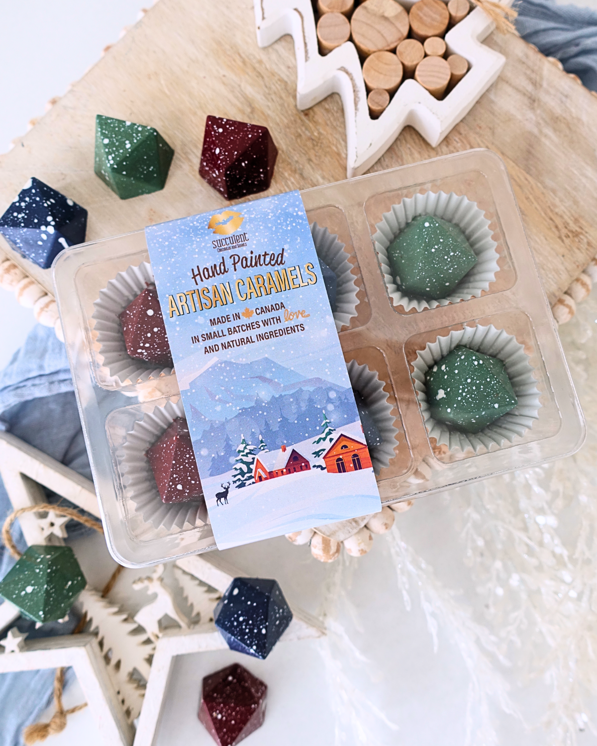 Caramels - Box of 6 Winter Collection