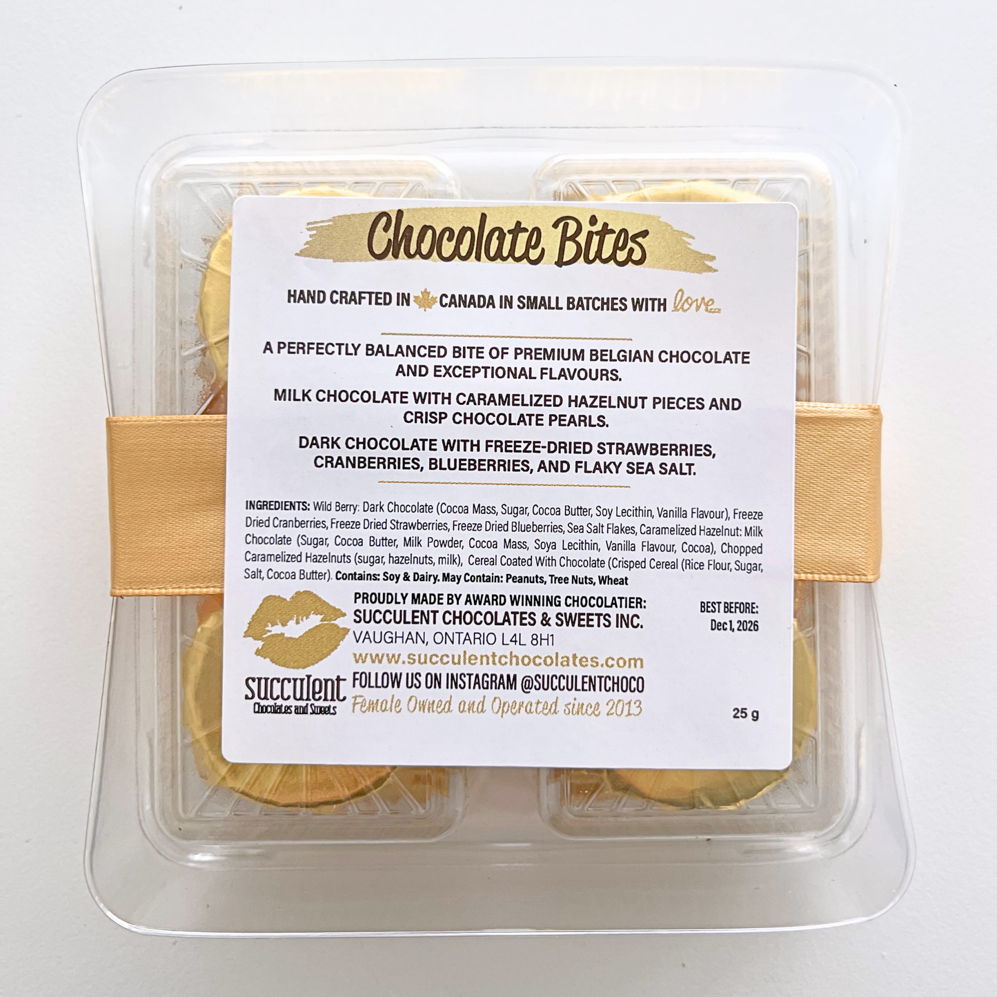 Box of 4 Chocolate Bites
