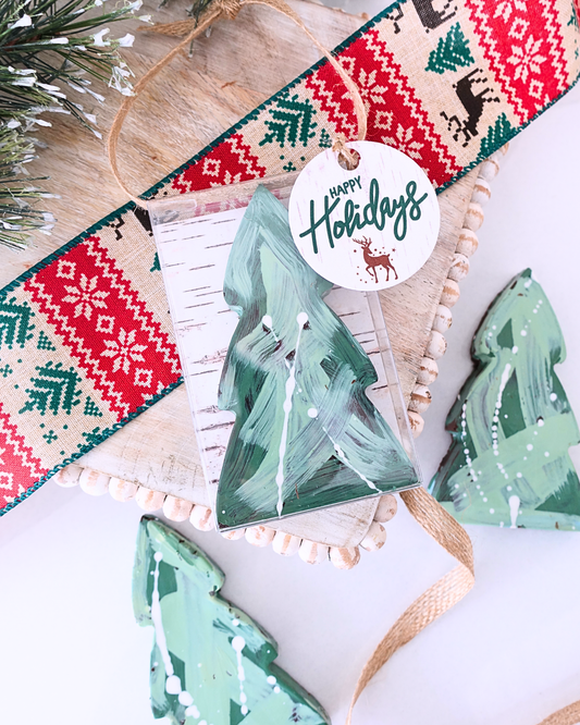 Crunchy Peppermint Evergreen Tree (Ornament Box)