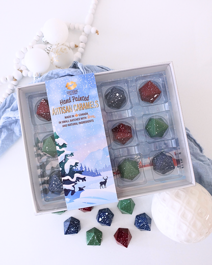 Caramels - Box of 12 Winter Collection