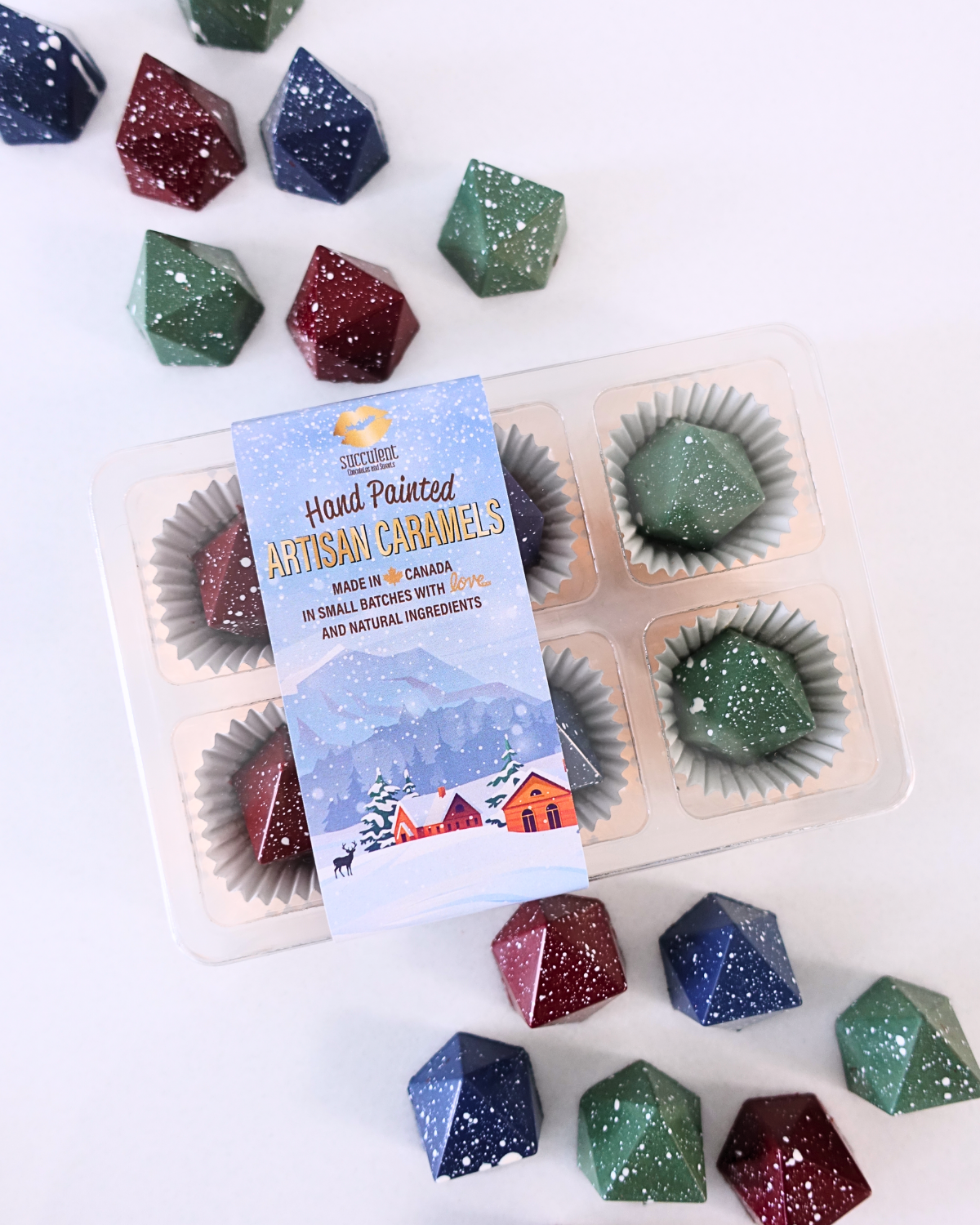 Caramels - Box of 6 Winter Collection