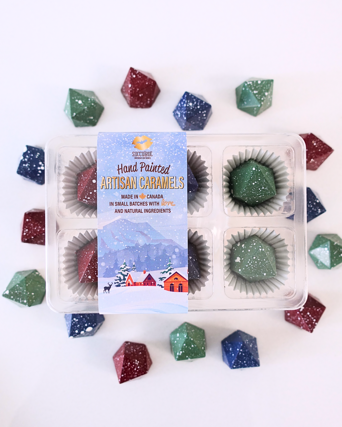 Caramels - Box of 6 Winter Collection