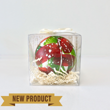 Load image into Gallery viewer, Hand Painted Smashing Ornament: Christmas Plaid
