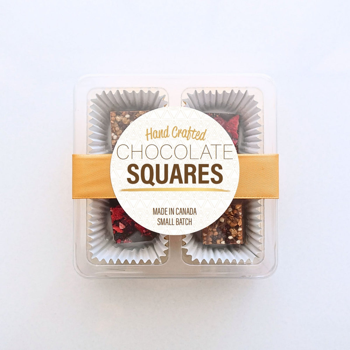 Box of 4 Chocolate Squares