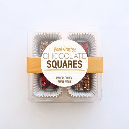 Box of 4 Chocolate Squares