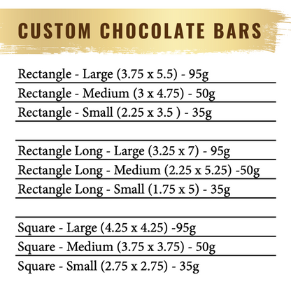 Custom Chocolate Bar: Small (35g)