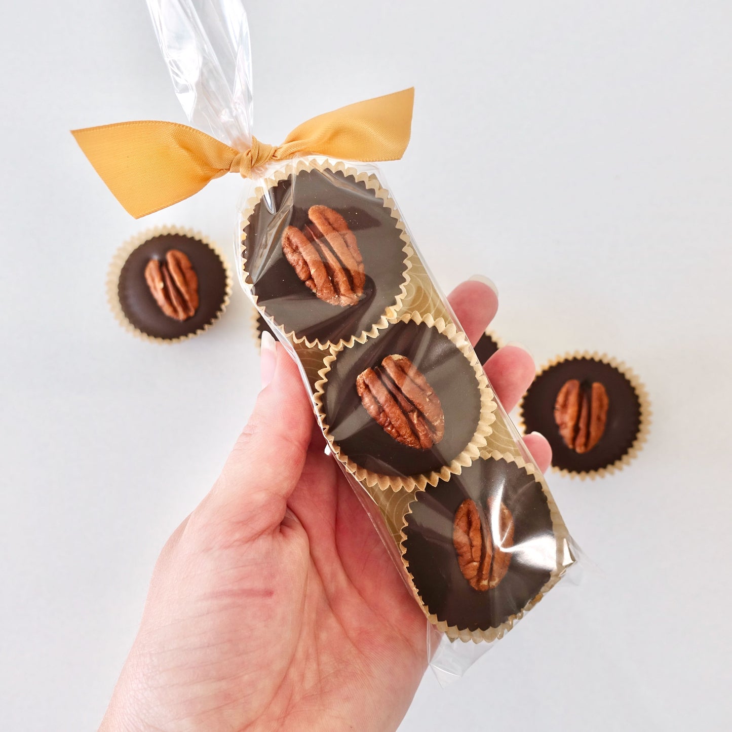 Nutty Caramel Cups (Bag of 3)