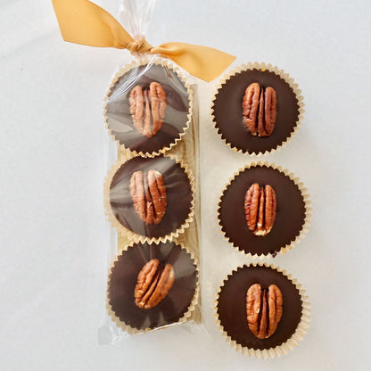 Nutty Caramel Cups (Bag of 3)
