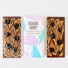 Load image into Gallery viewer, Pistachio &amp; Cherry Artisan Chocolate Bar
